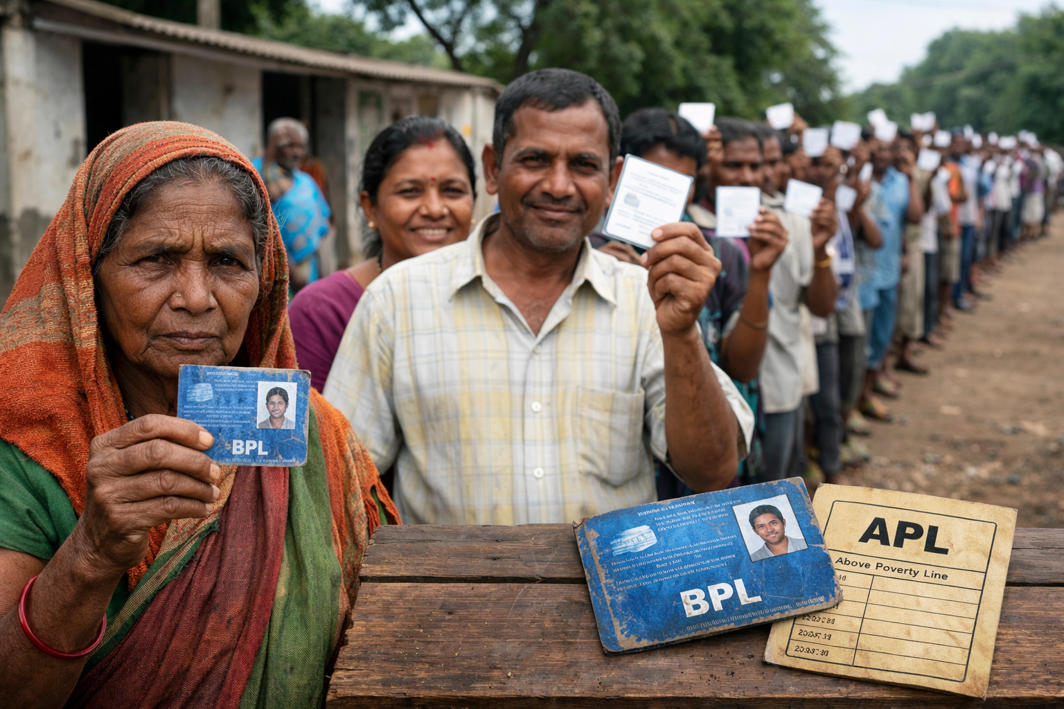 4512 BPL cards in the district transferred to ineligible APL